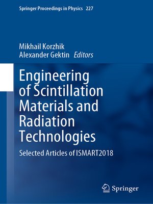 cover image of Engineering of Scintillation Materials and Radiation Technologies